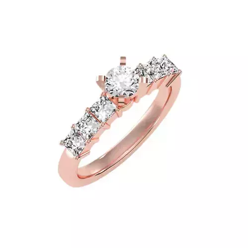 solitaire wedding engagement women ring 3dm render detail