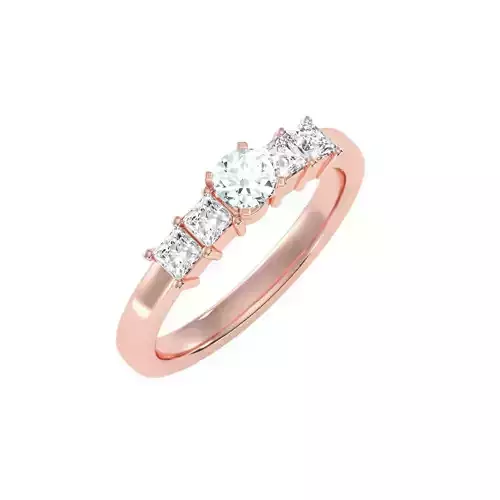solitaire wedding engagement women ring 3dm render detail