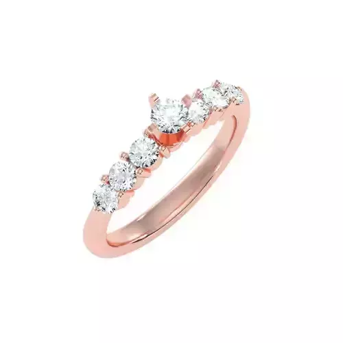 solitaire wedding engagement women ring 3dm render detail