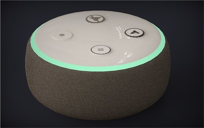 Google Echo Dot Speaker Free 3D model