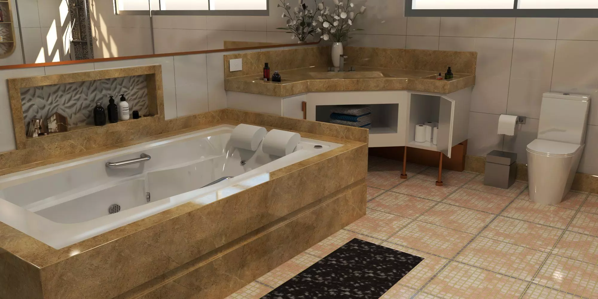 douche Free 3D model