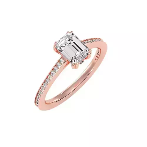 solitaire wedding engagement women ring 3dm render detail