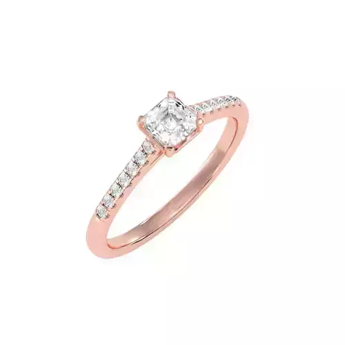 solitaire wedding engagement women ring 3dm render detail