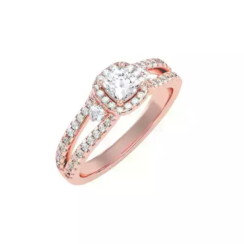 solitaire wedding engagement women ring 3dm render detail