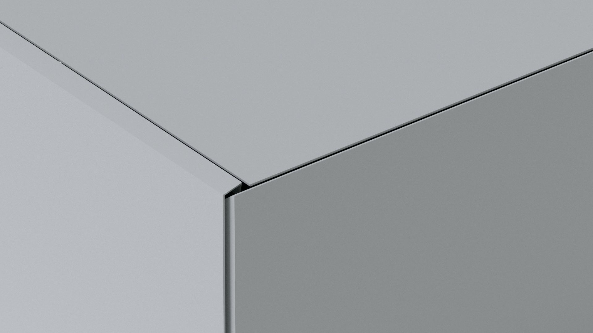 Box simple Low-poly 3D model_1