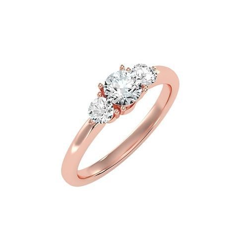 solitaire wedding engagement women ring 3dm render detail 3D print model