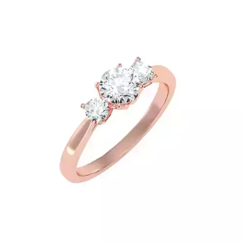 solitaire wedding engagement women ring 3dm render detail 3D print model