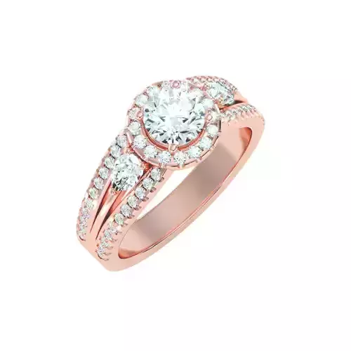 solitaire wedding engagement women ring 3dm render detail
