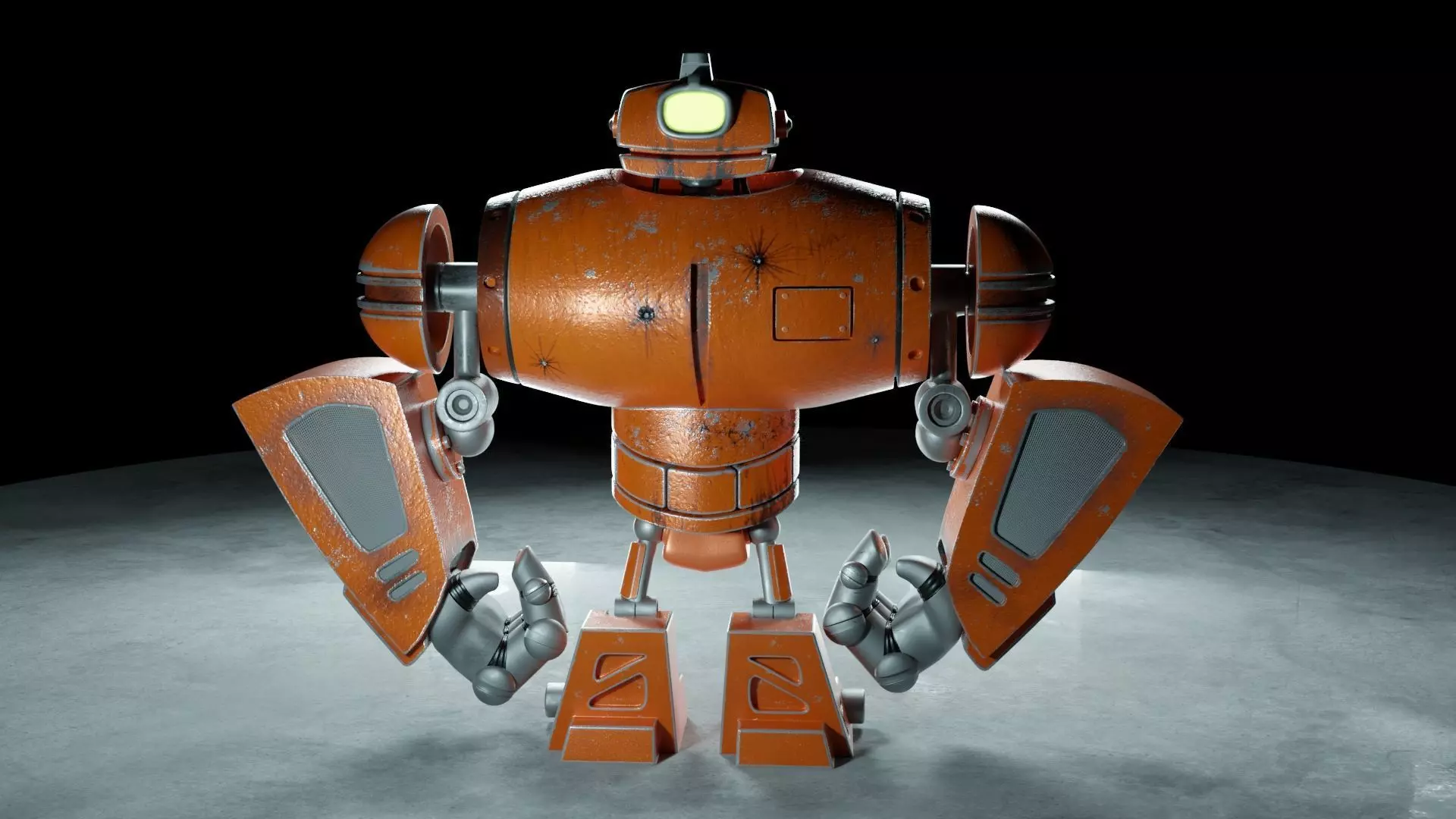 Robot Cyclop  3D model_0