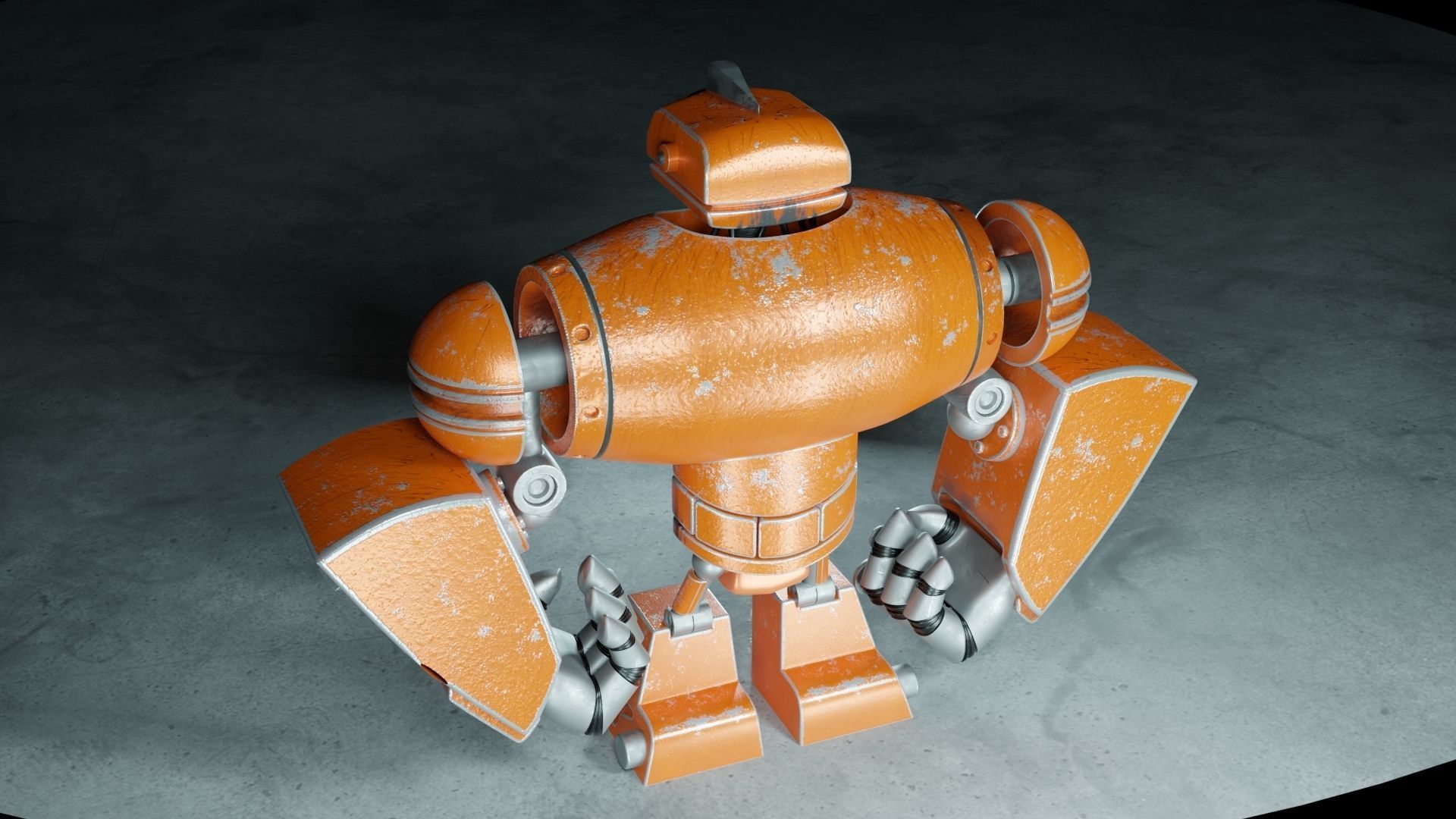 Robot Cyclop  3D model_3