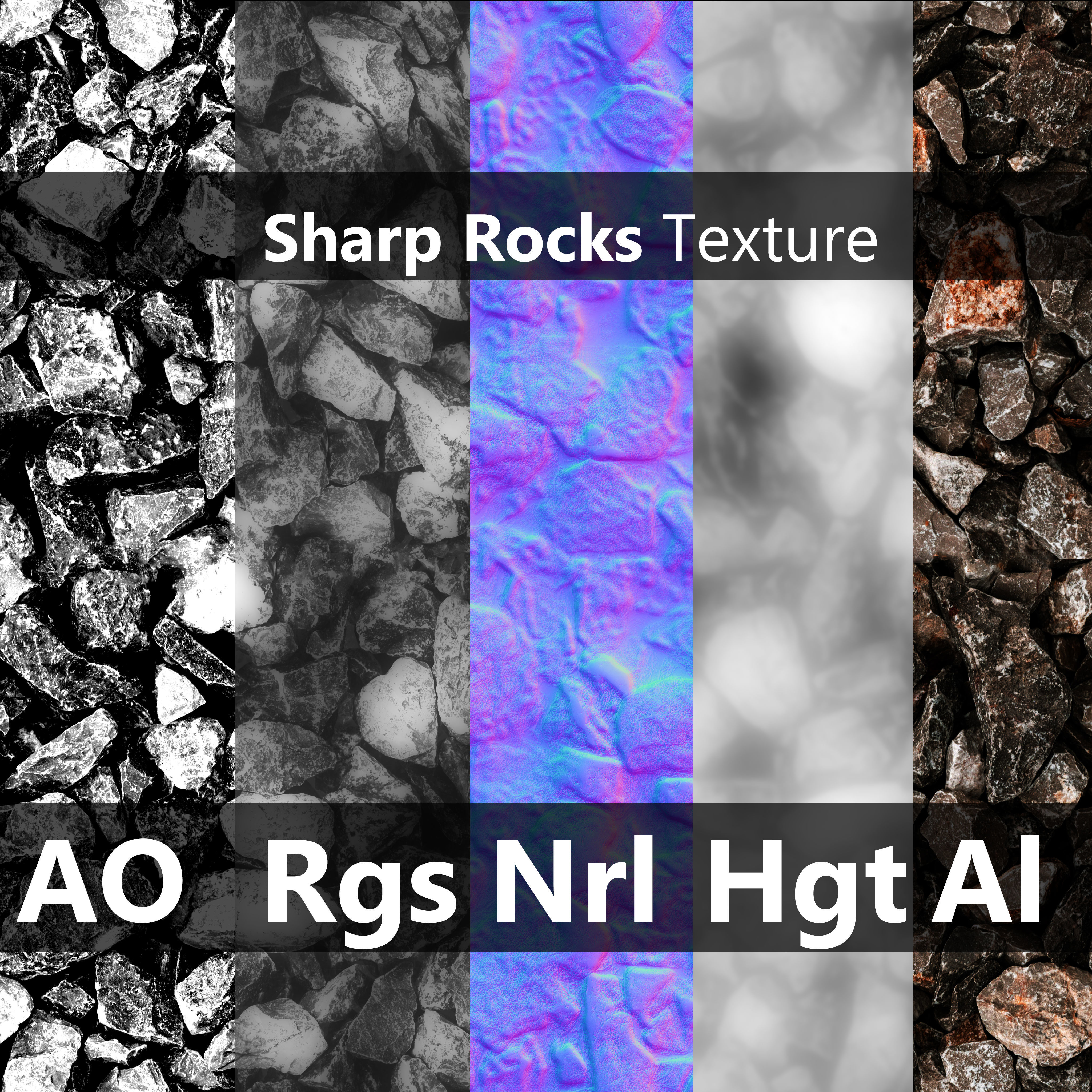 Sharo Rocks Texture PBR Texture_4