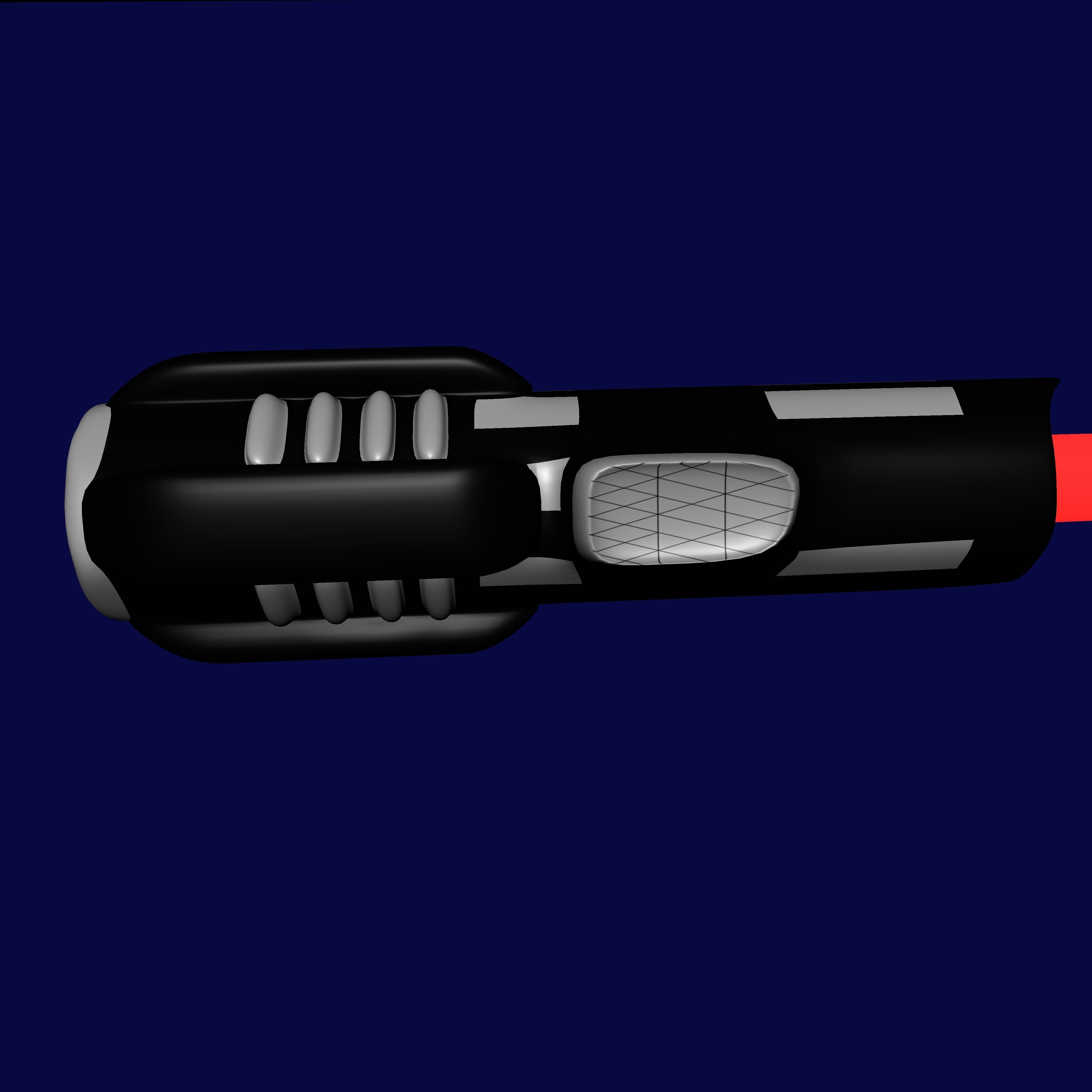 Darth Vader Low-poly 3D model_6