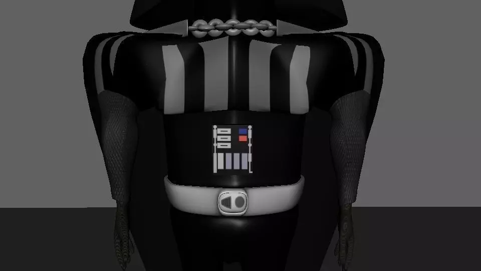 Darth Vader Low-poly 3D model_0