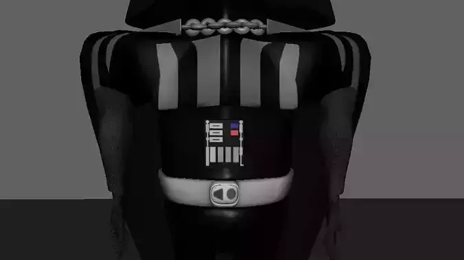 Darth Vader Low-poly 3D model