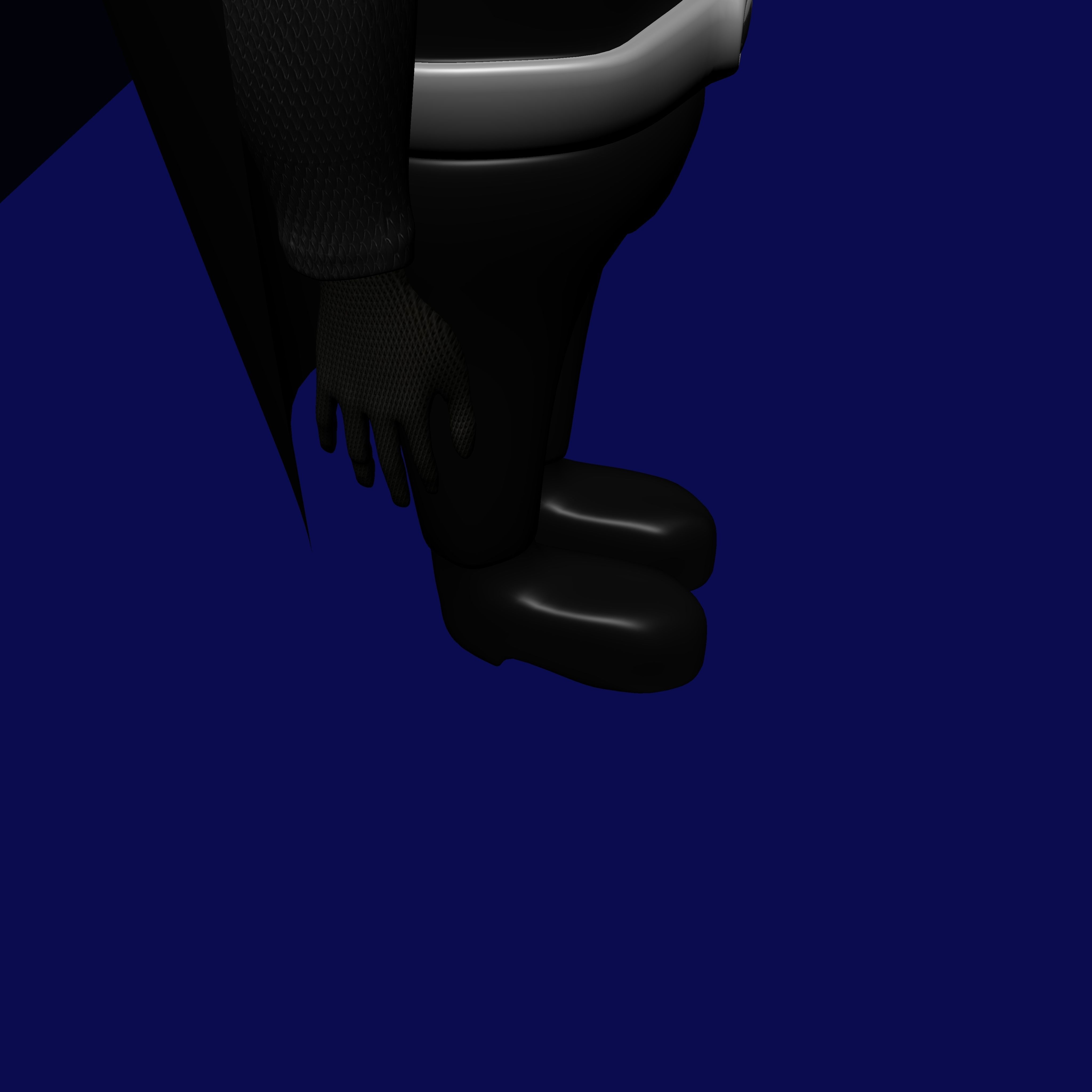 Darth Vader Low-poly 3D model_4