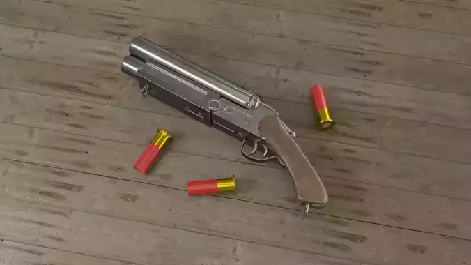 Triple Barrel Shotgun