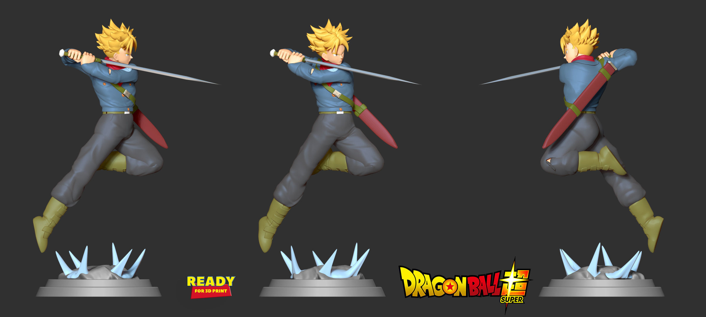 Future Trunks - Dragon Ball Fanart 3D print model_1