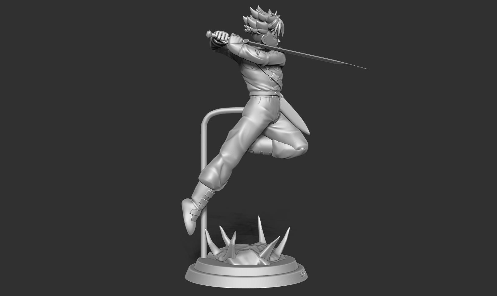 Future Trunks - Dragon Ball Fanart 3D print model_8