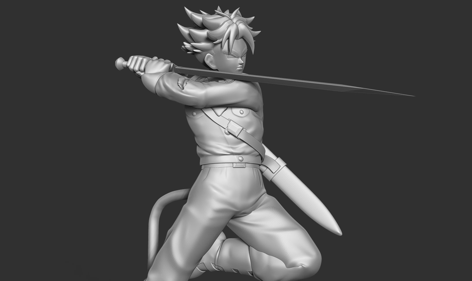 Future Trunks - Dragon Ball Fanart 3D print model_6