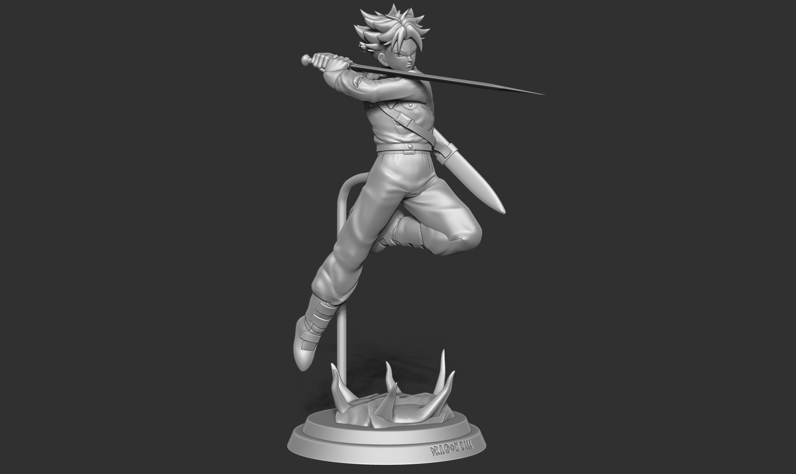 Future Trunks - Dragon Ball Fanart 3D print model_9