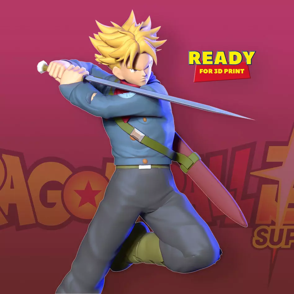 Future Trunks - Dragon Ball Fanart 3D print model_0