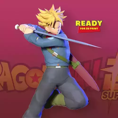 Future Trunks - Dragon Ball Fanart 3D print model
