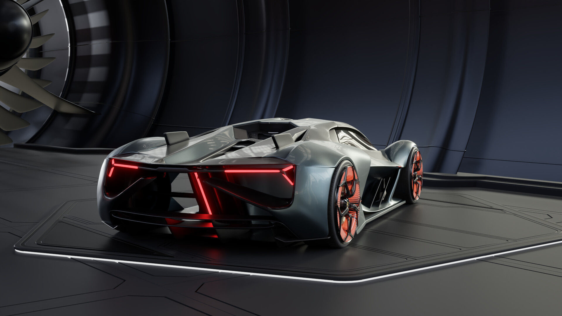 Open-wheel car 3D model_10