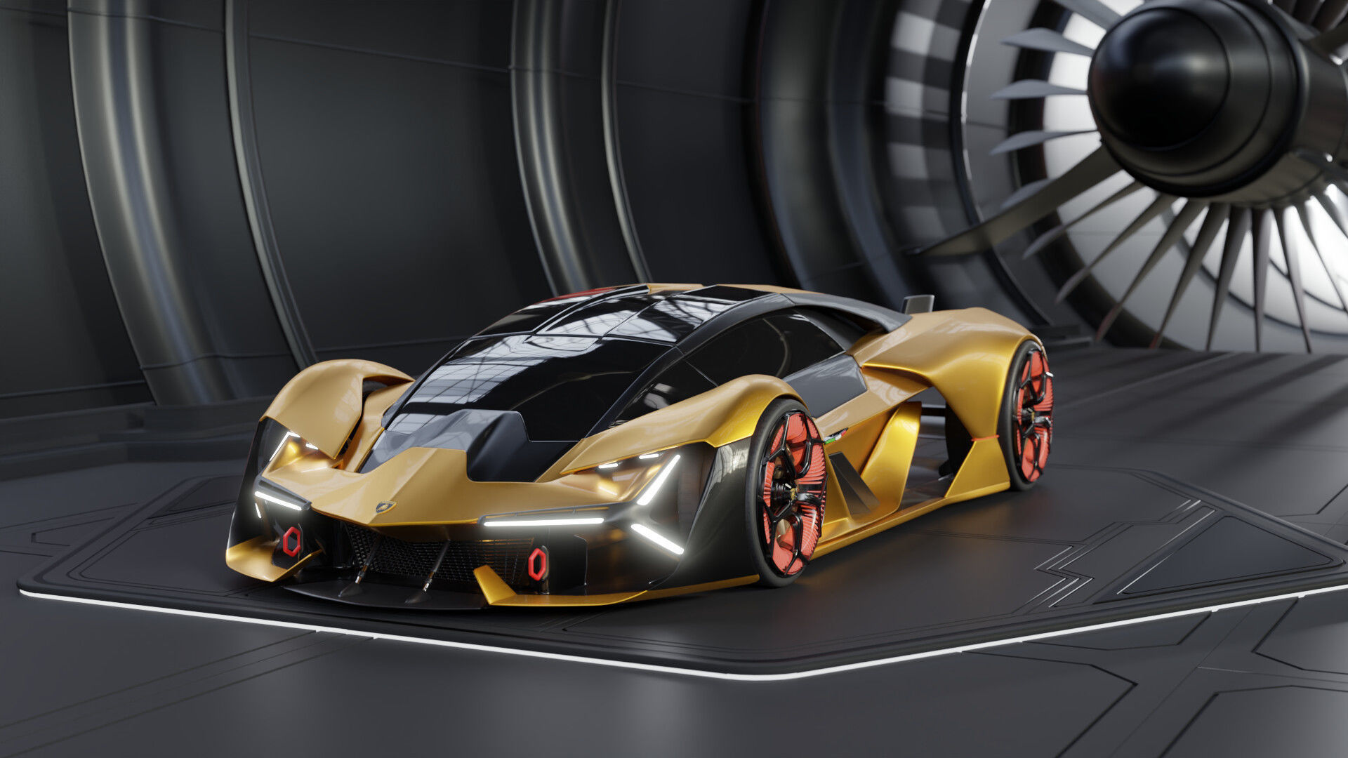 Open-wheel car 3D model_19