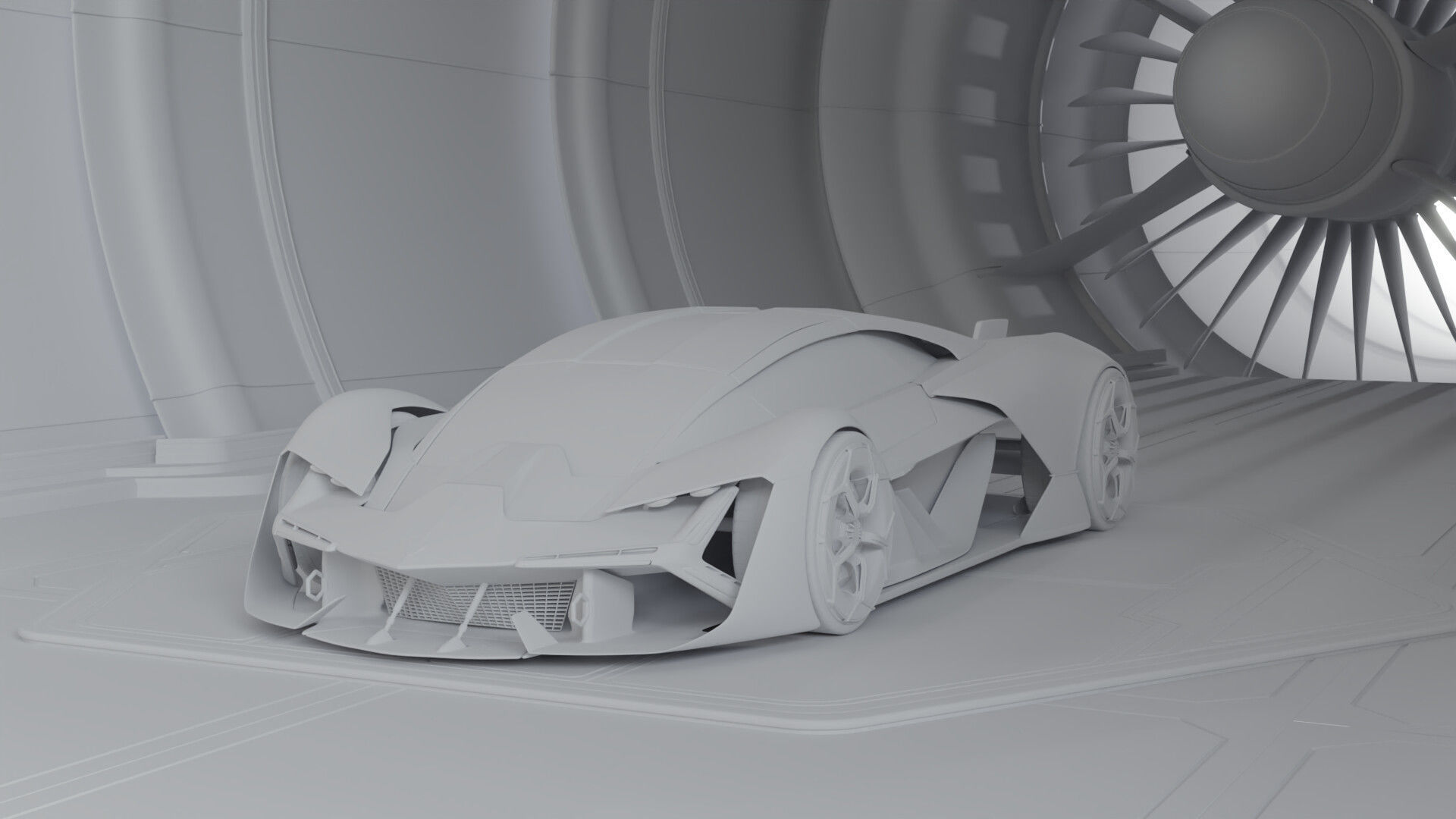 Open-wheel car 3D model_15