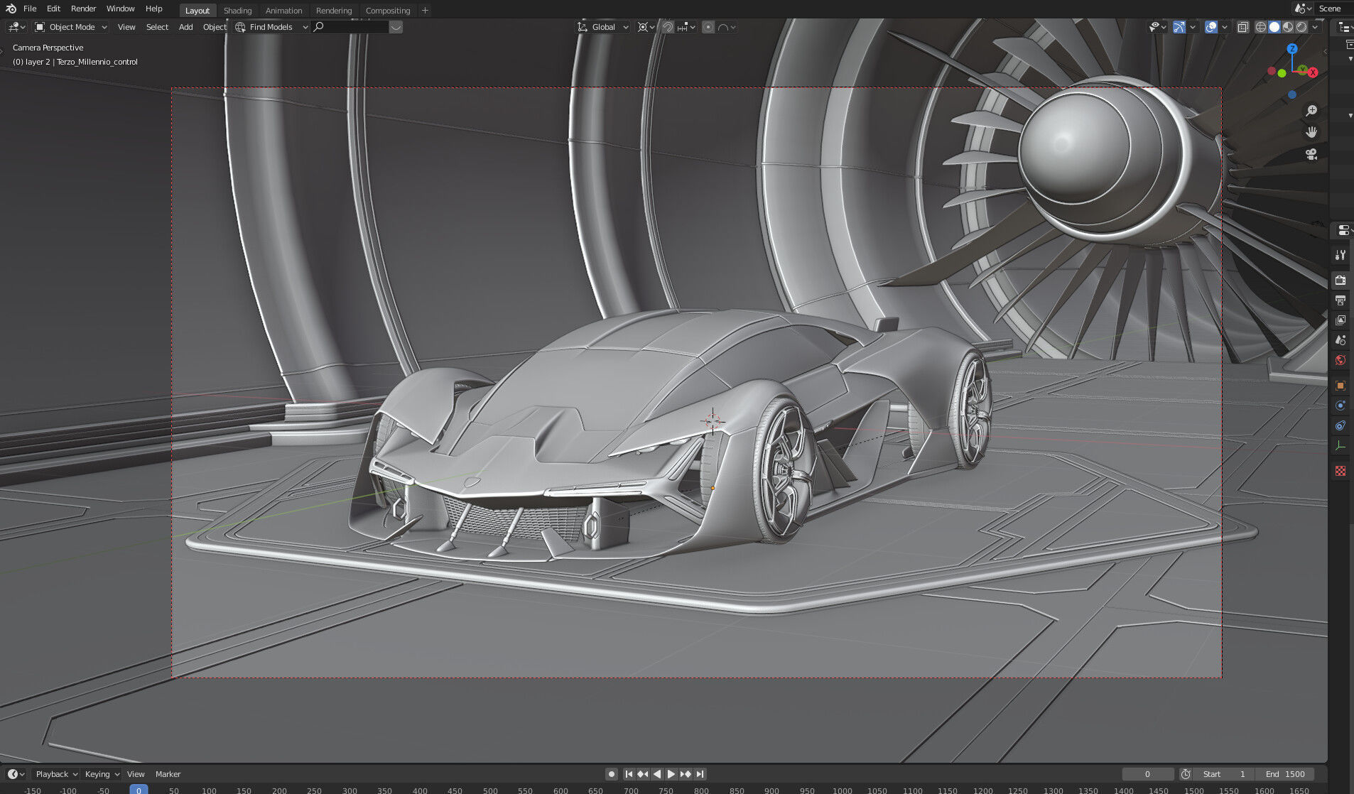 Open-wheel car 3D model_17