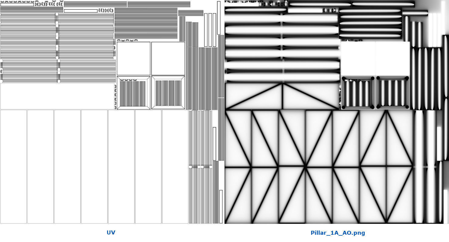 Pillar 1A Low-poly 3D model_8