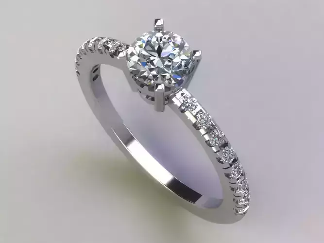 Solitaire ring 003