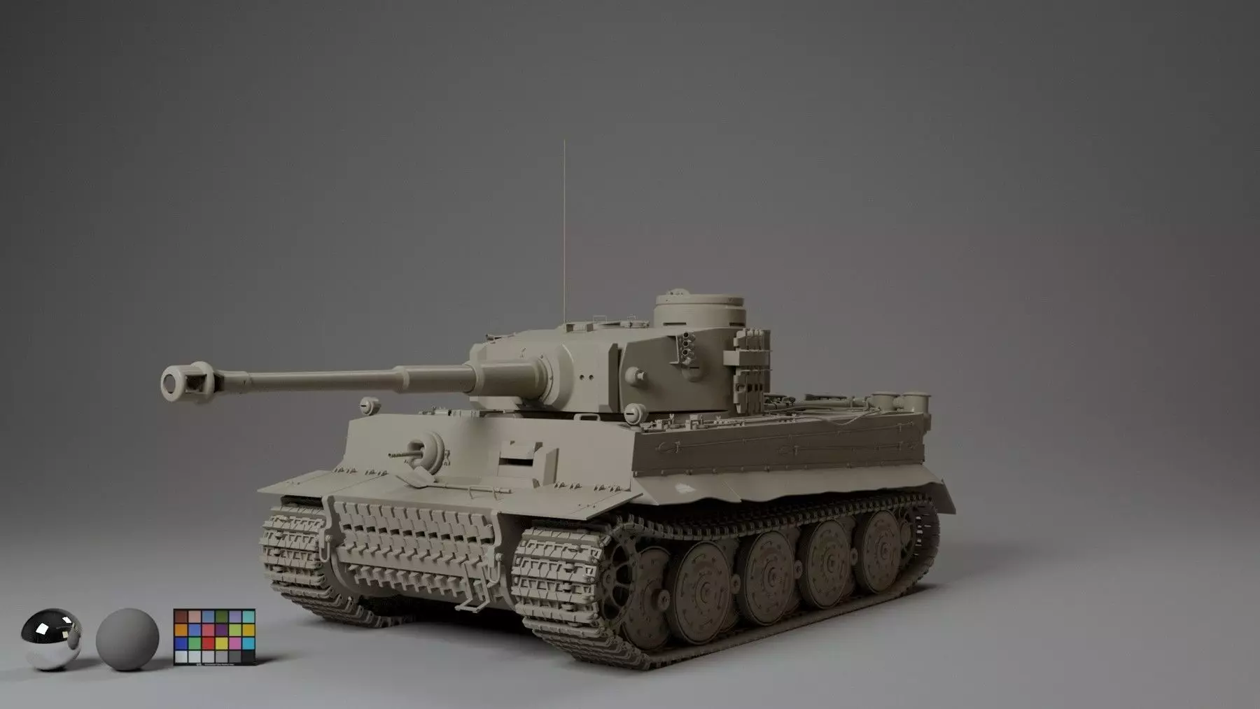 Tiger Tank Free 3D model_0