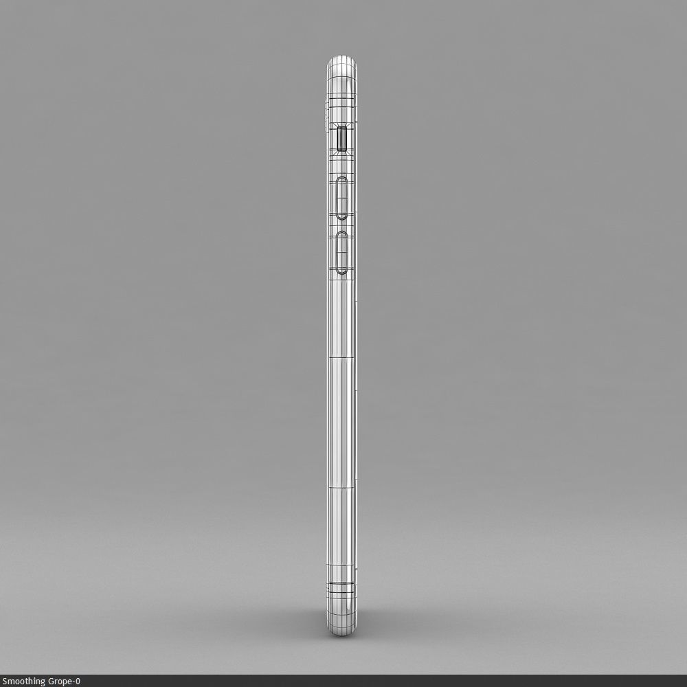 Apple iPhone SE 2020 White Low-poly 3D model_29
