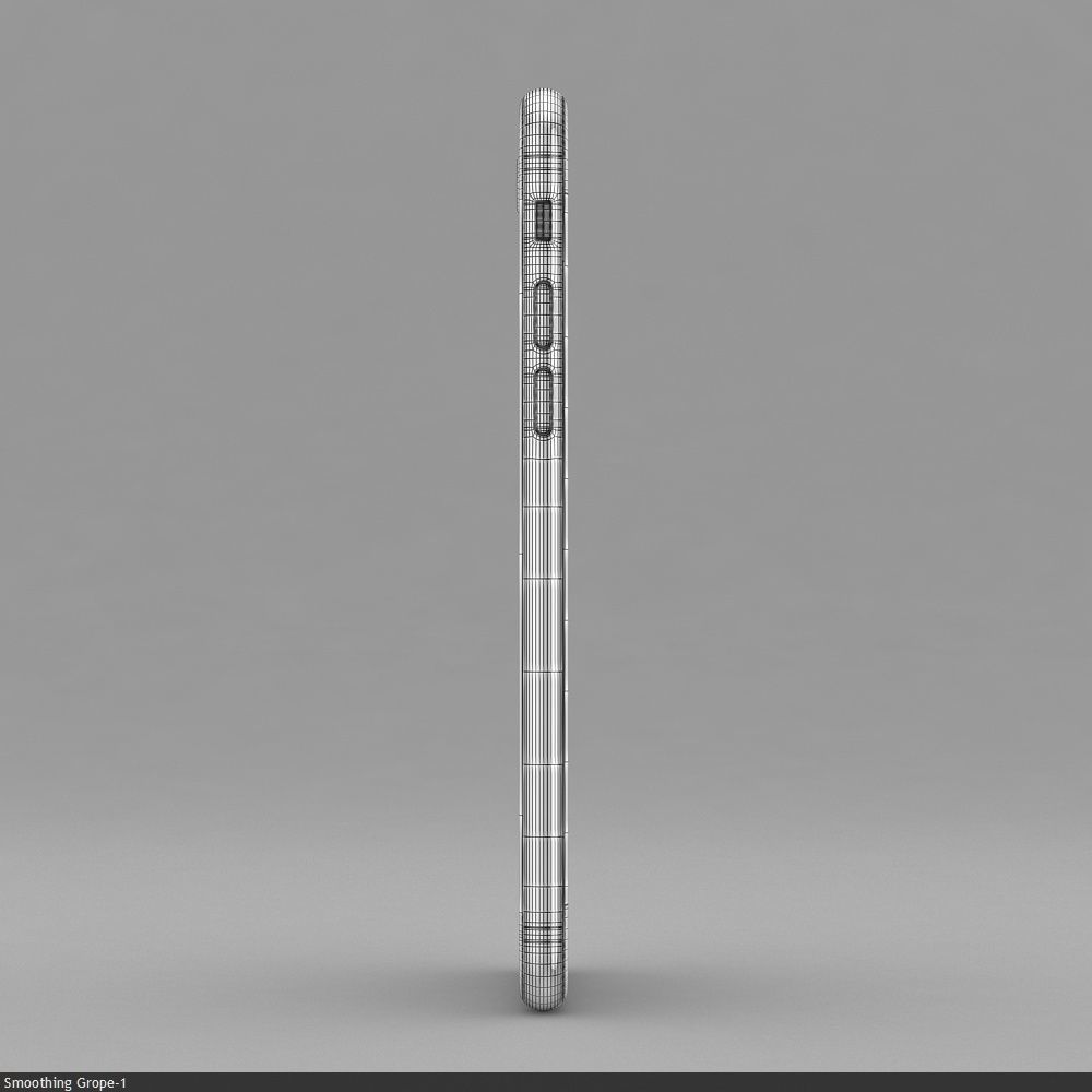 Apple iPhone SE 2020 White Low-poly 3D model_30