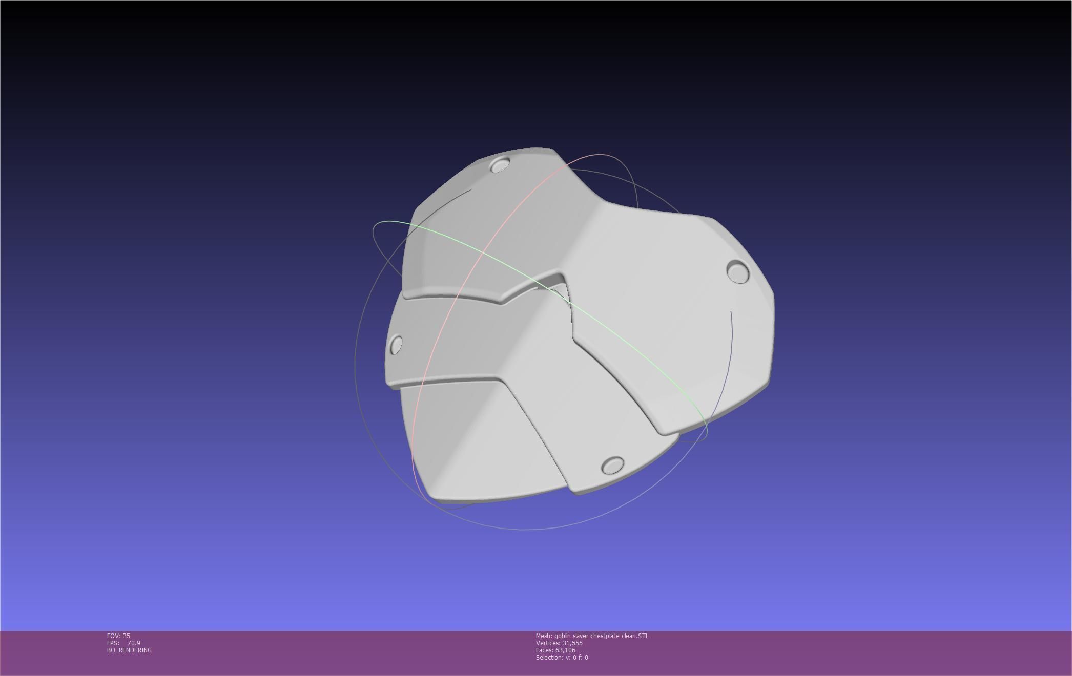 Goblin Slayer Chestplate Printable Model 3D print model_85