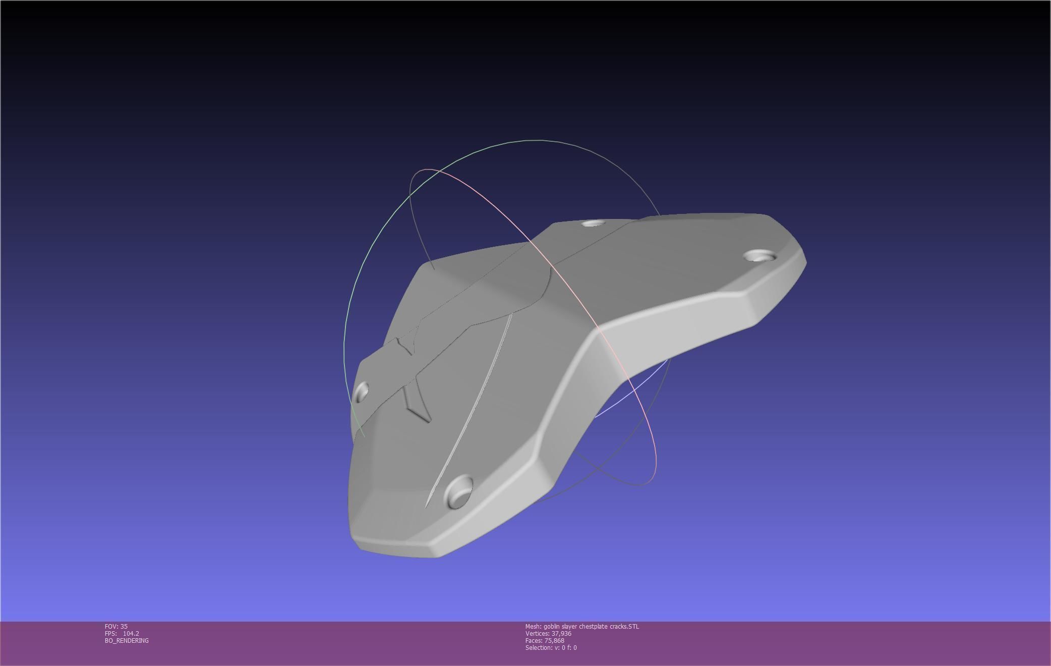 Goblin Slayer Chestplate Printable Model 3D print model_32