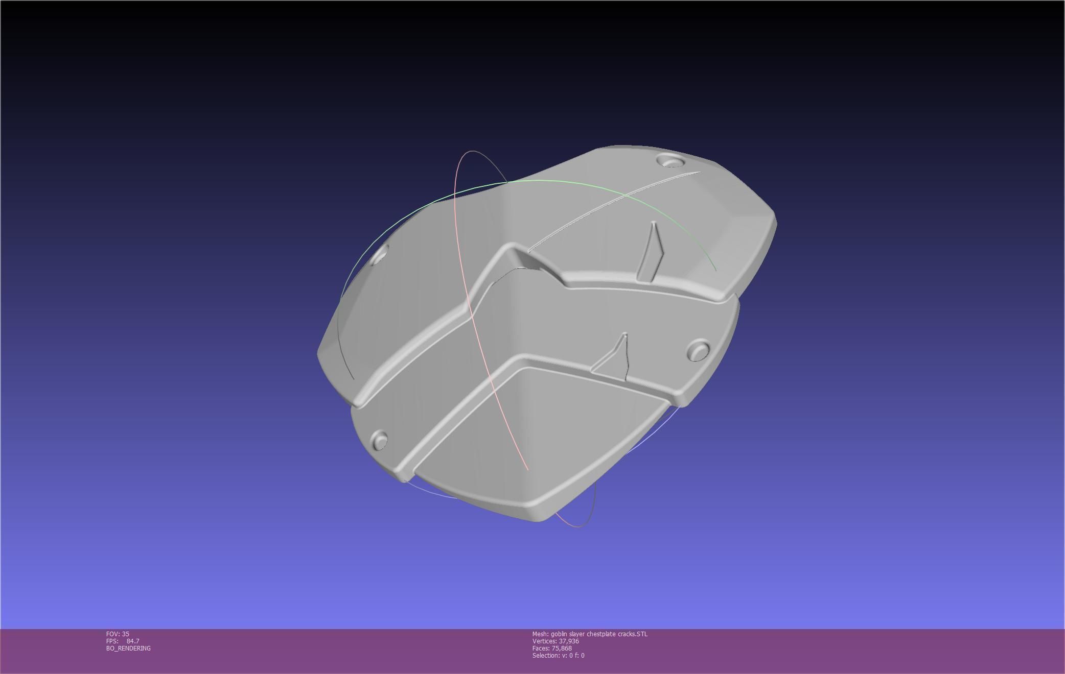 Goblin Slayer Chestplate Printable Model 3D print model_56