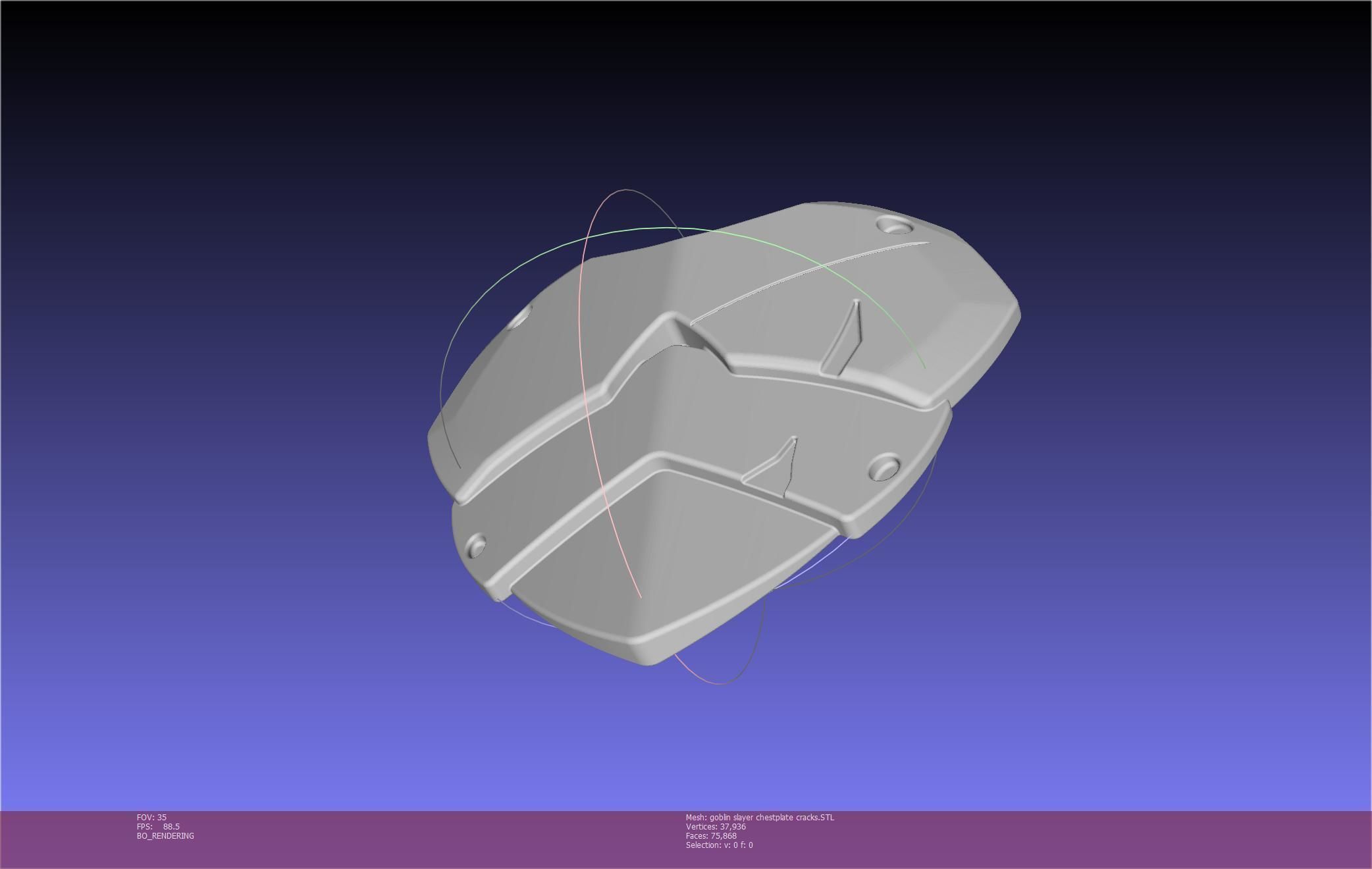 Goblin Slayer Chestplate Printable Model 3D print model_35