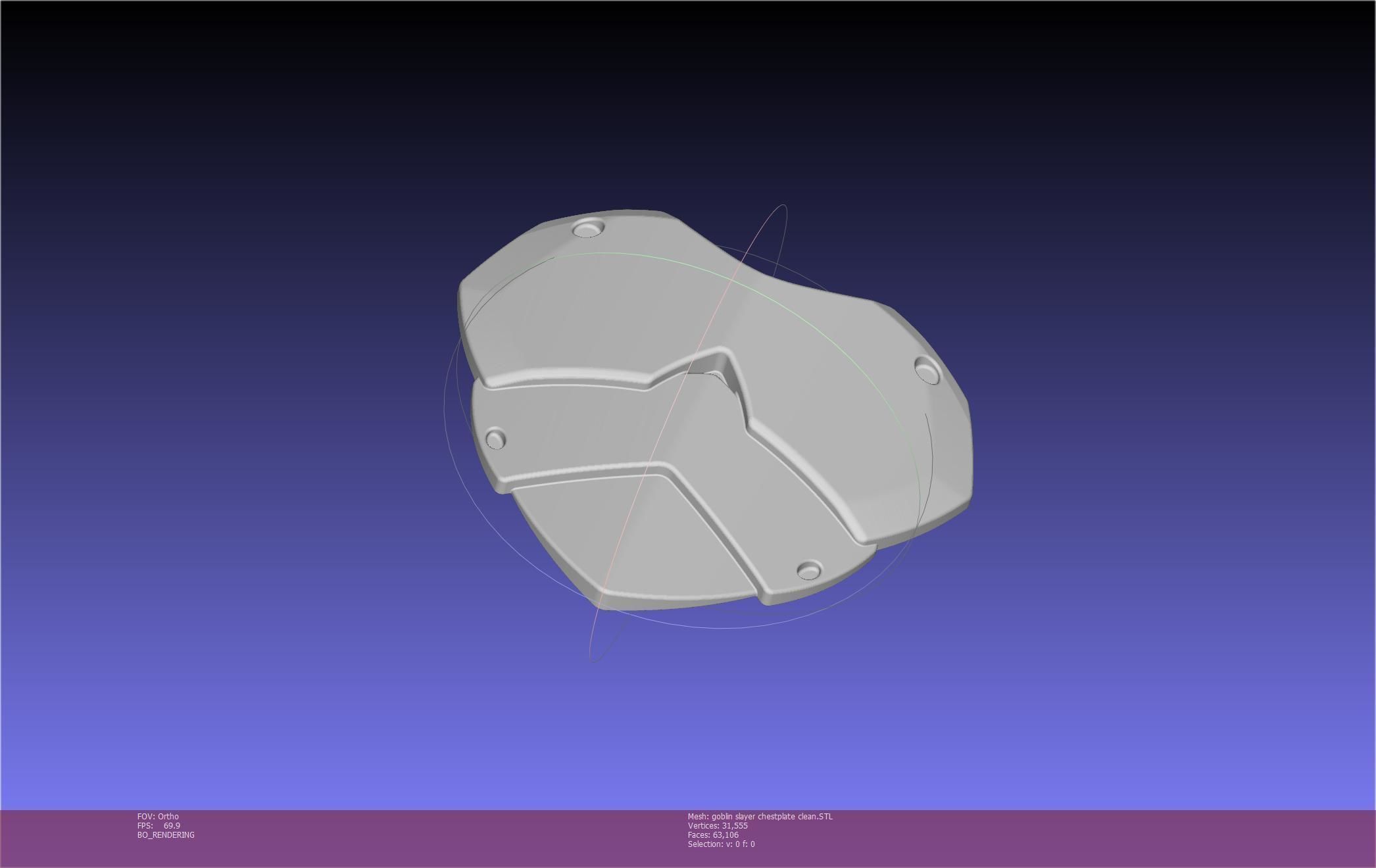 Goblin Slayer Chestplate Printable Model 3D print model_82