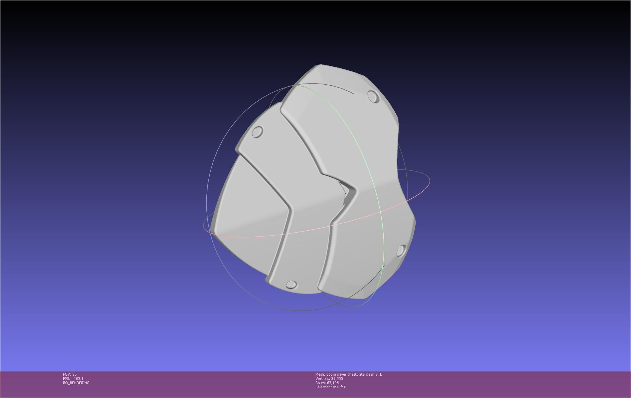 Goblin Slayer Chestplate Printable Model 3D print model_111