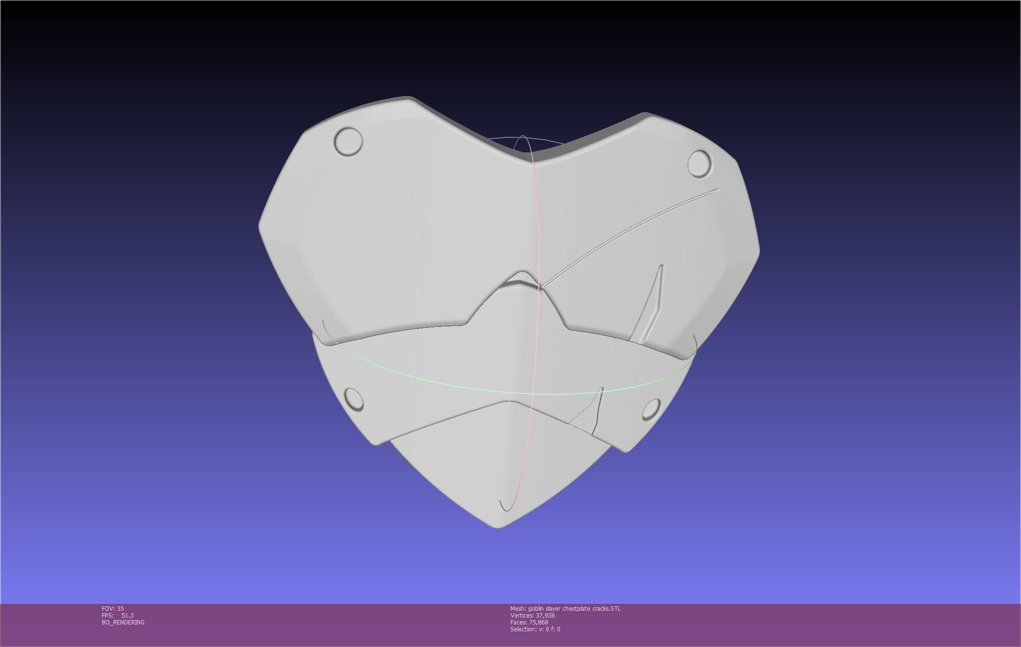 Goblin Slayer Chestplate Printable Model 3D print model_27