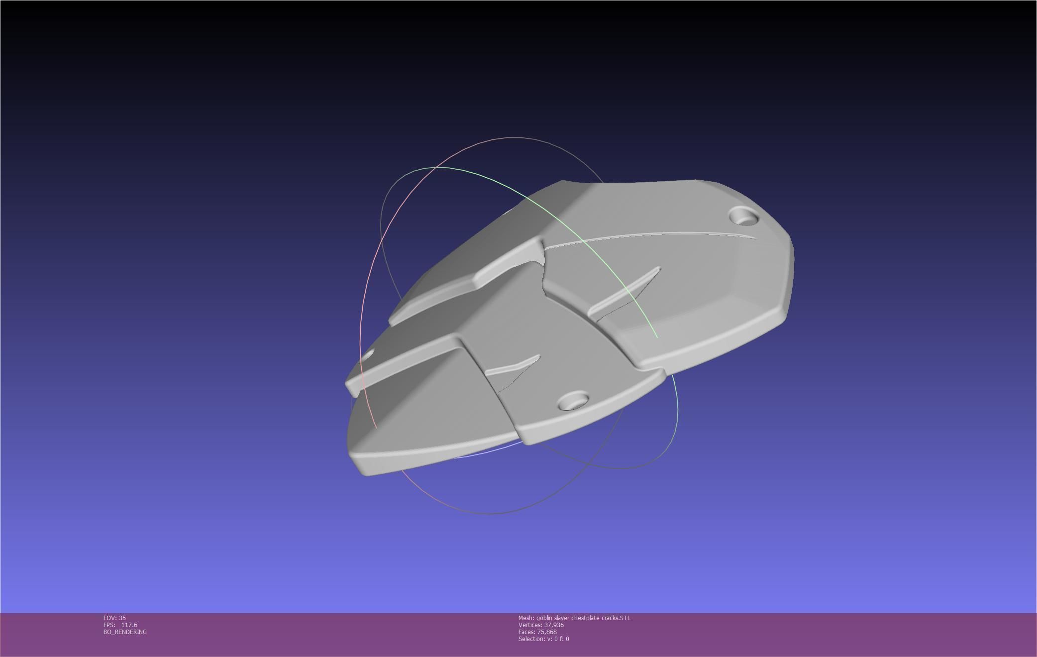 Goblin Slayer Chestplate Printable Model 3D print model_41
