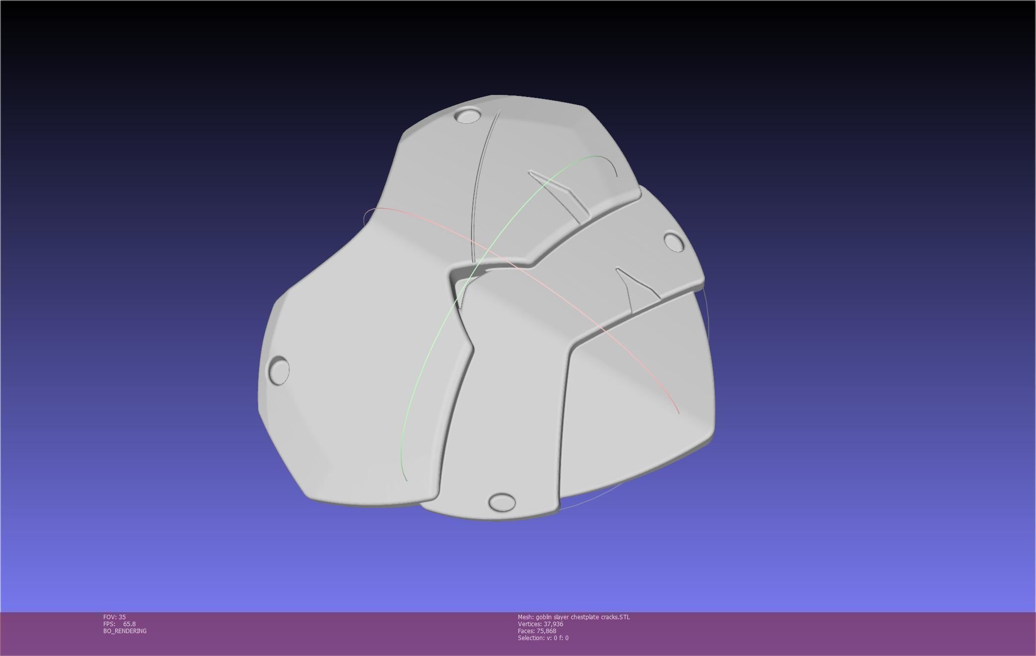 Goblin Slayer Chestplate Printable Model 3D print model_52