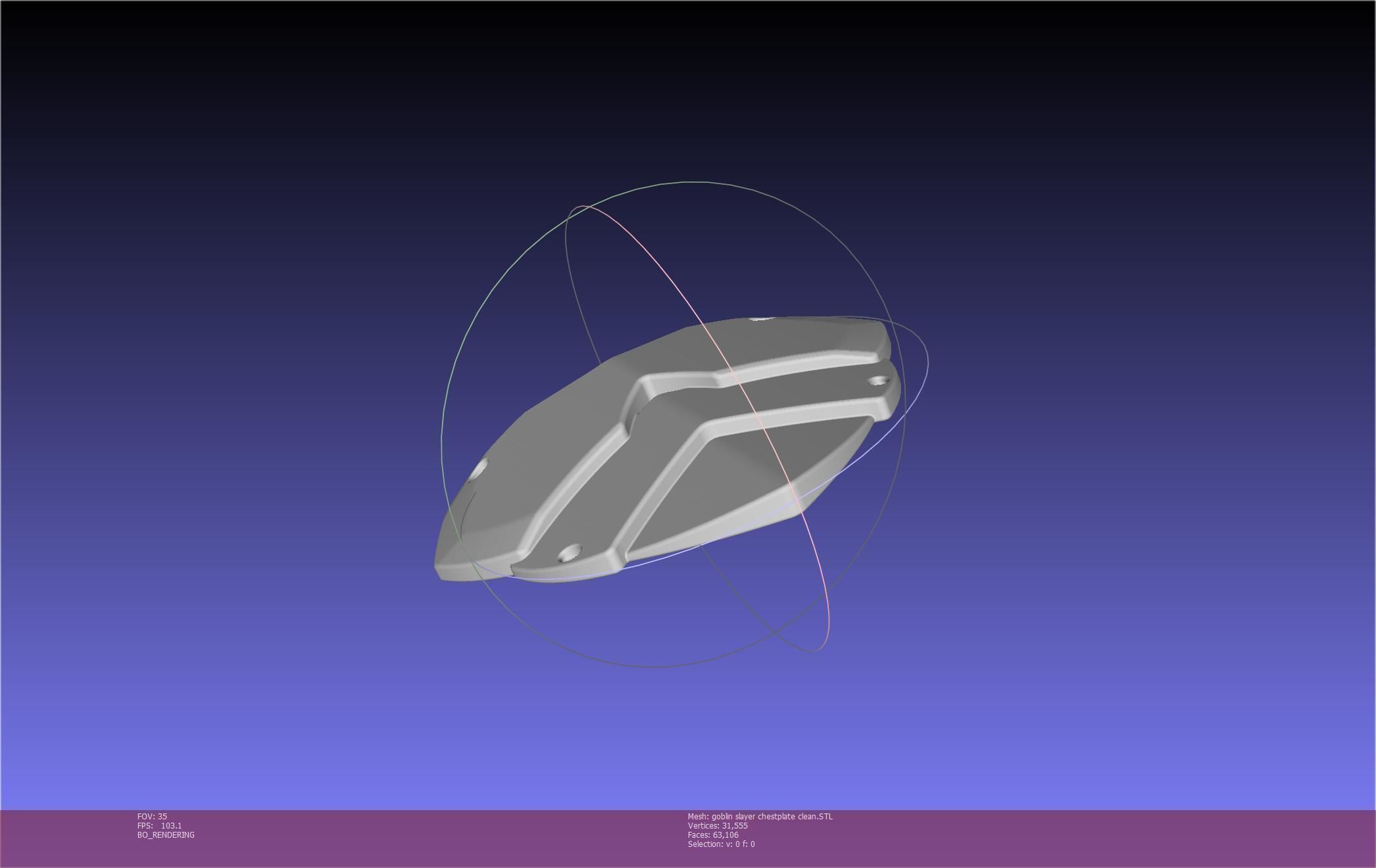 Goblin Slayer Chestplate Printable Model 3D print model_107