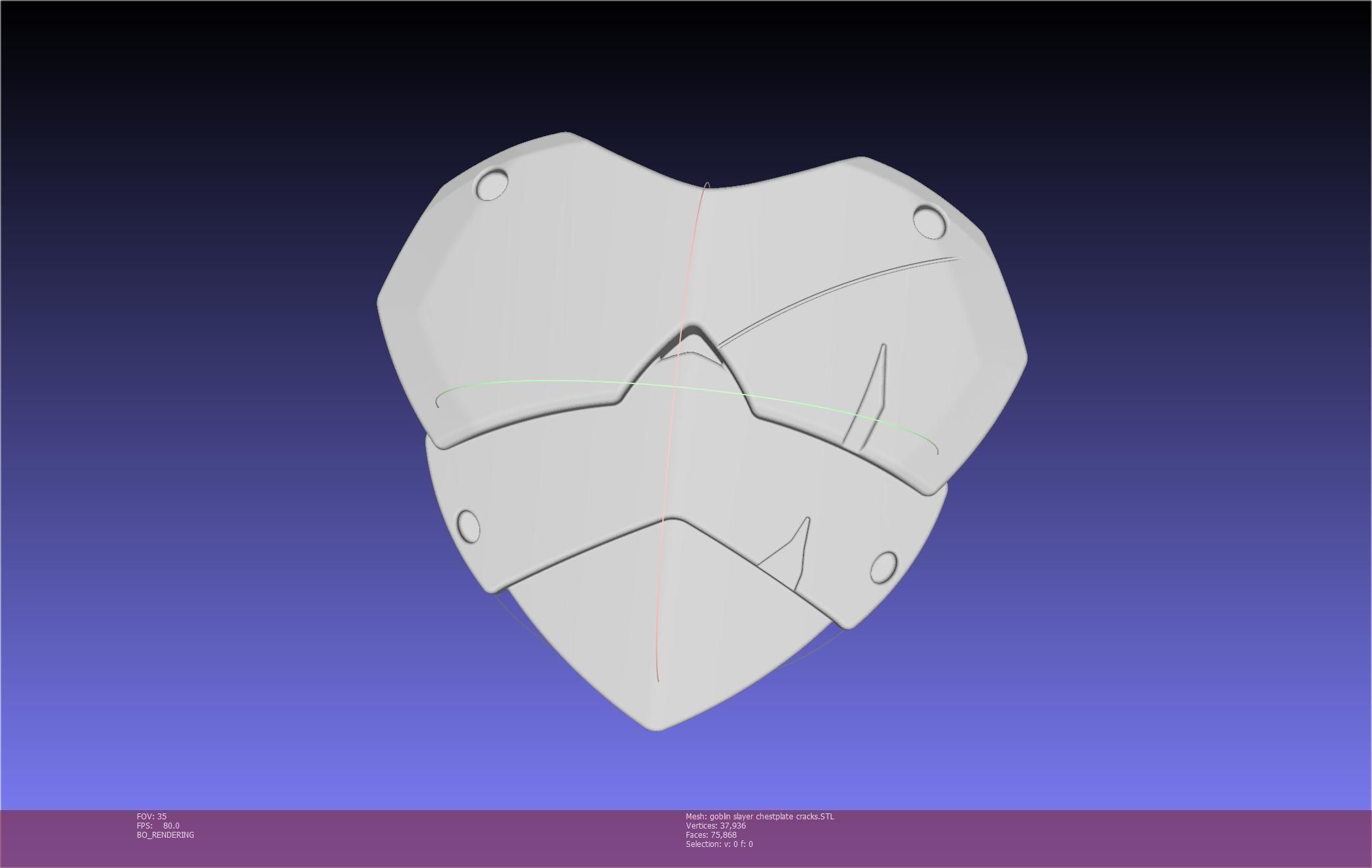 Goblin Slayer Chestplate Printable Model 3D print model_26