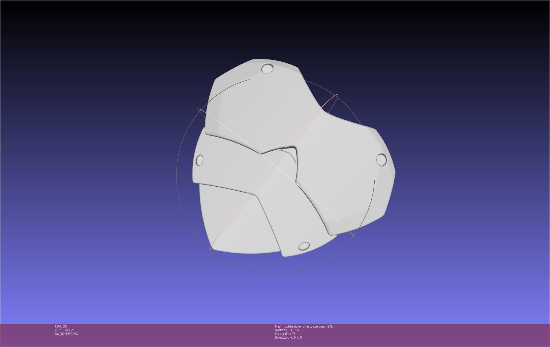 Goblin Slayer Chestplate Printable Model 3D print model_117