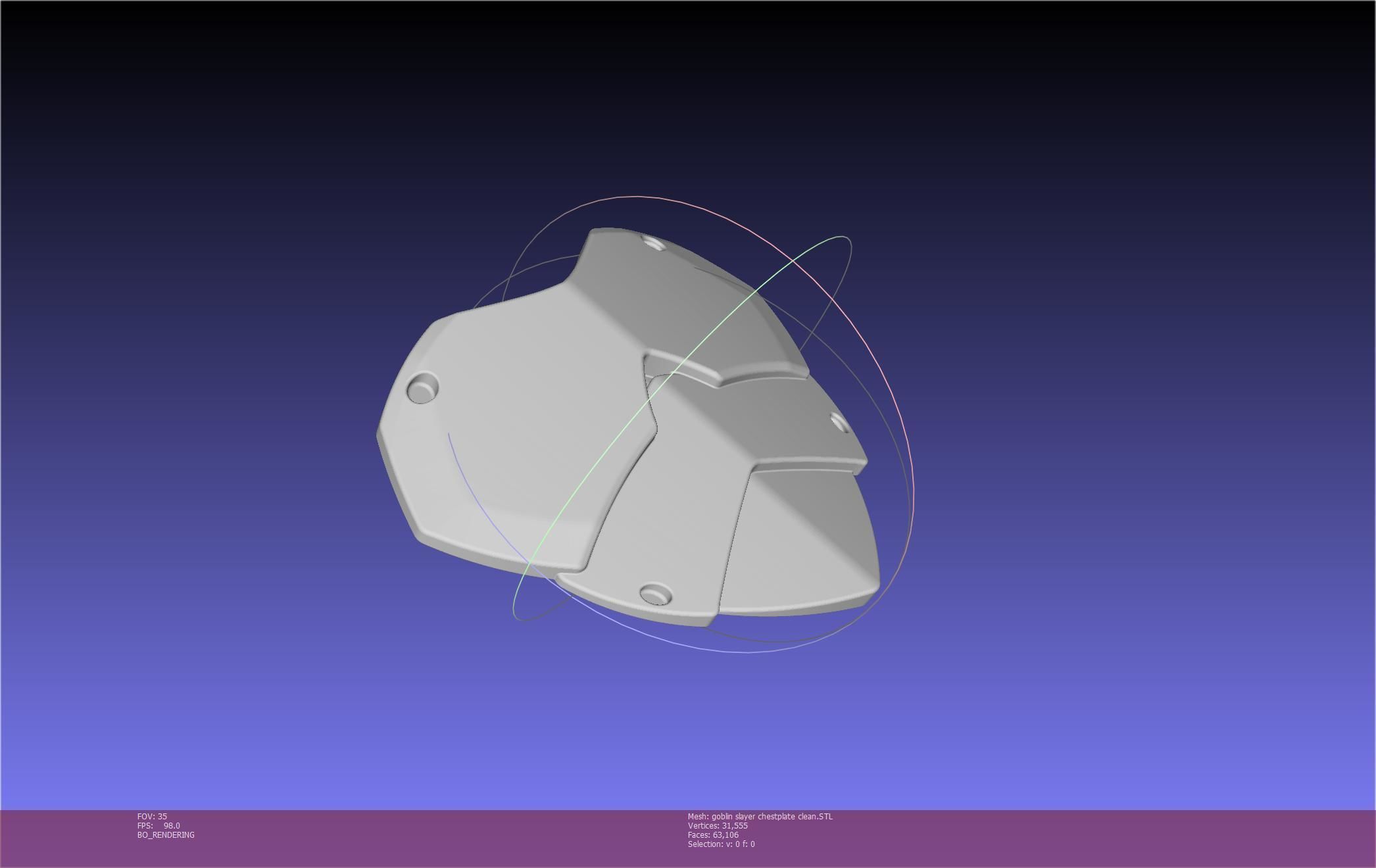 Goblin Slayer Chestplate Printable Model 3D print model_89