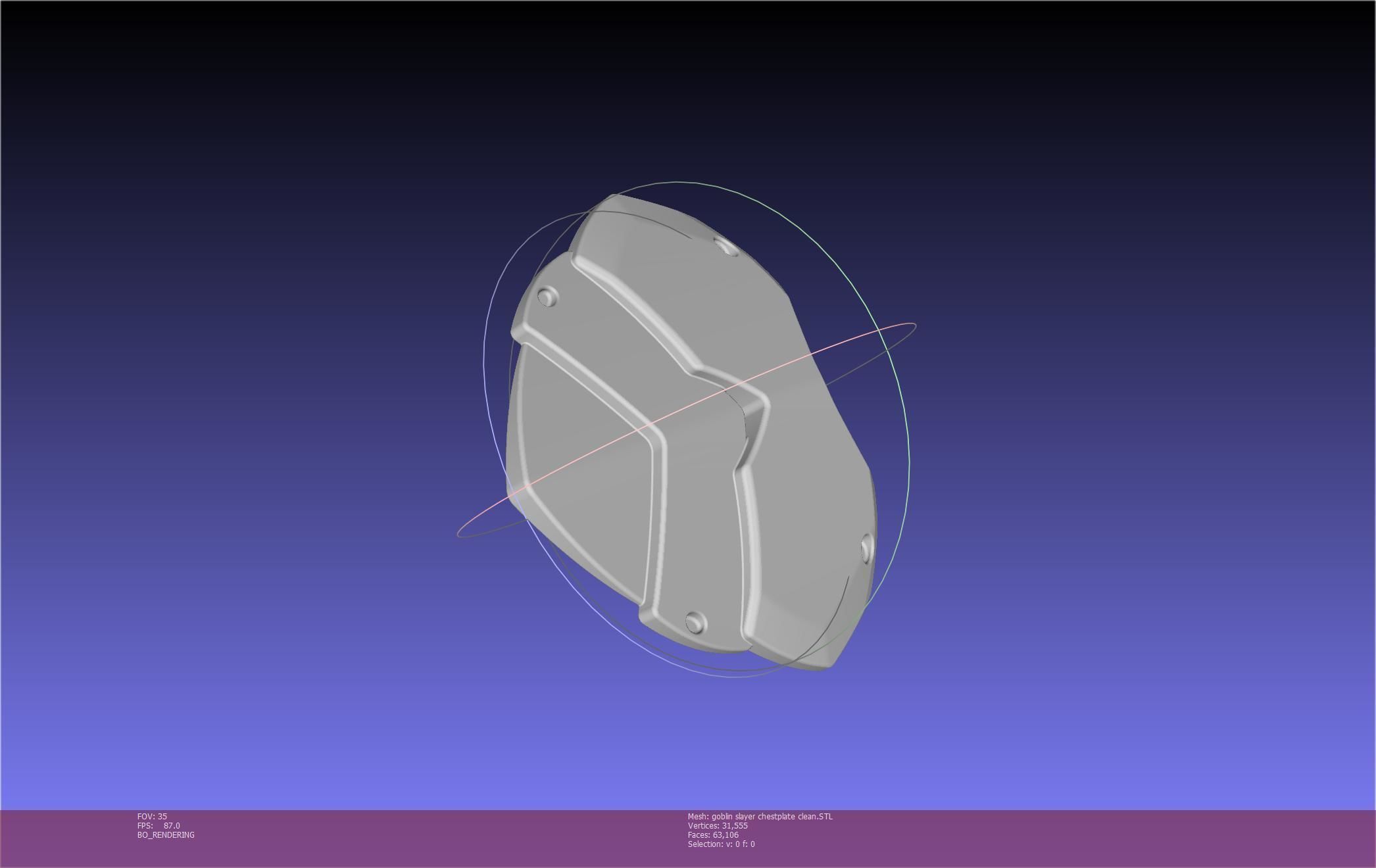 Goblin Slayer Chestplate Printable Model 3D print model_100