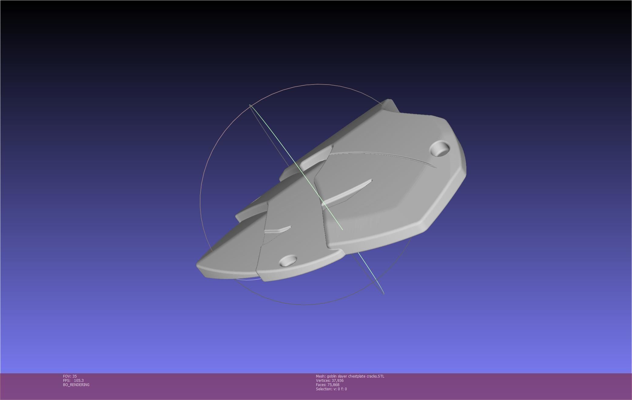 Goblin Slayer Chestplate Printable Model 3D print model_40